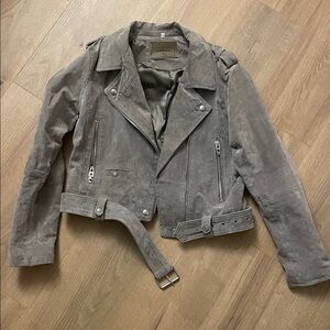 BlankNYC Suede Moto Jacket
